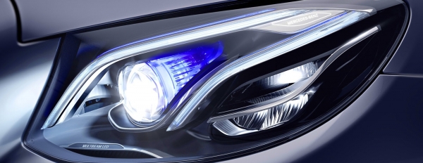 Посчитали-прослезились: светодиодные фары нового Mercedes-Benz E-класса