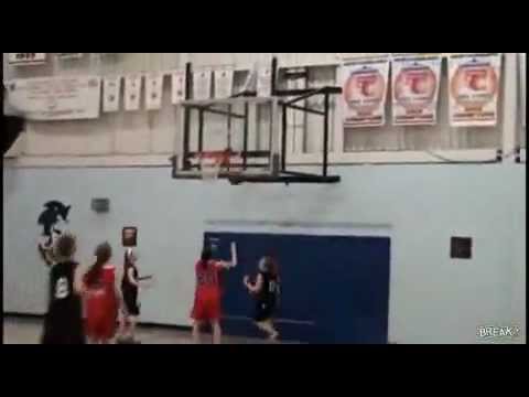 Баскетбольный фейл девушки